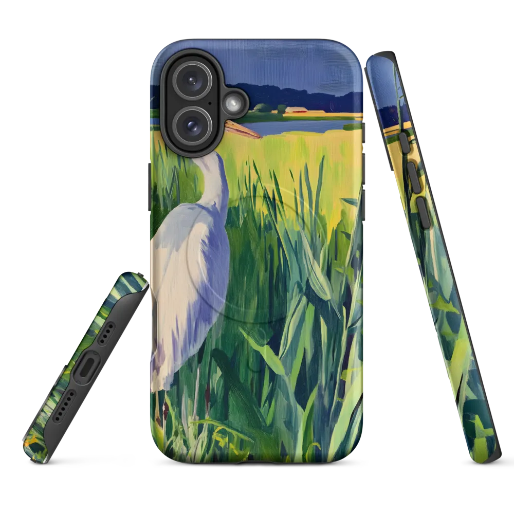 Graceful Presence: The Heron in the Meadow