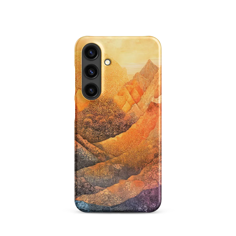 Serene Peaks of Color