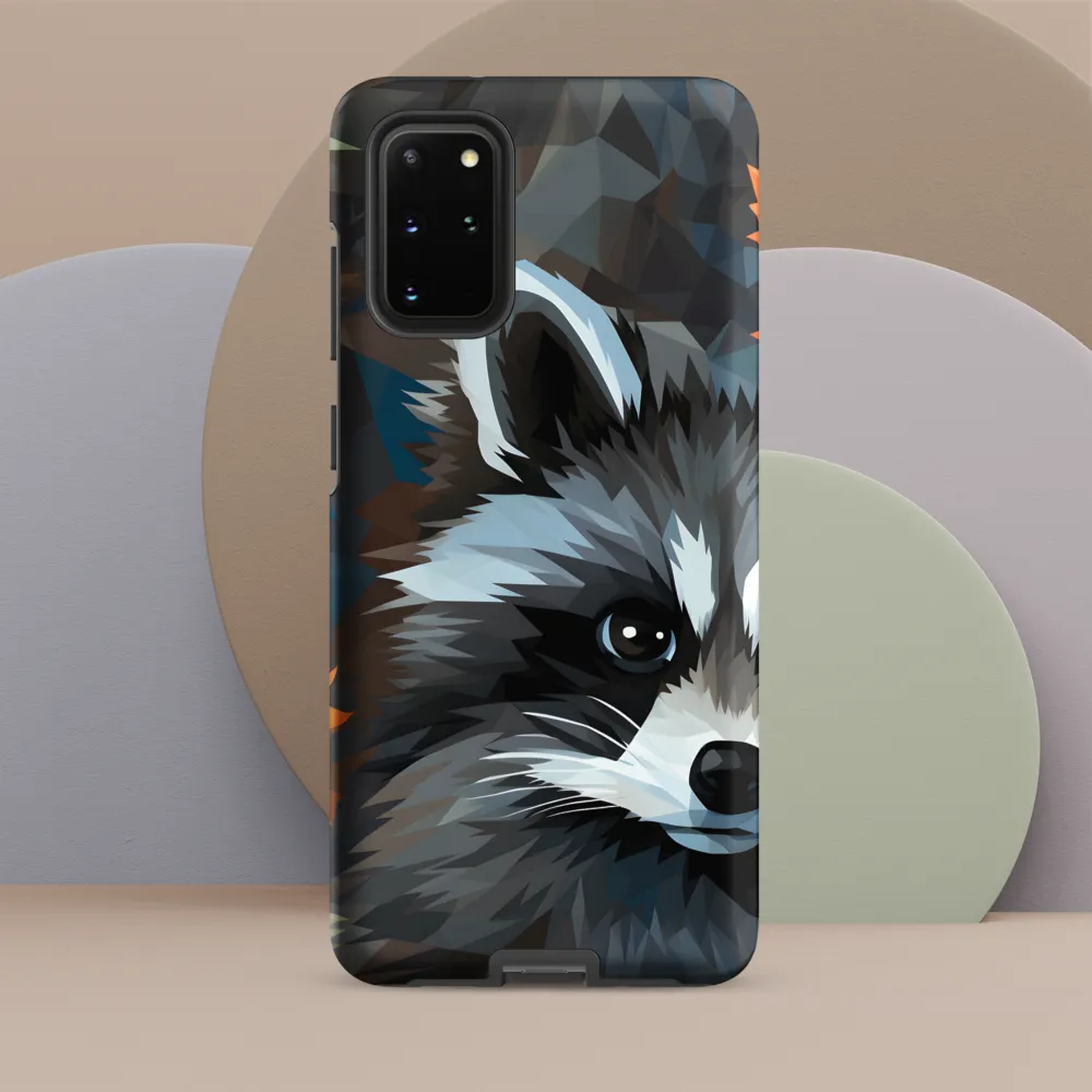 Whispers of Autumn: The Raccoon's Gaze