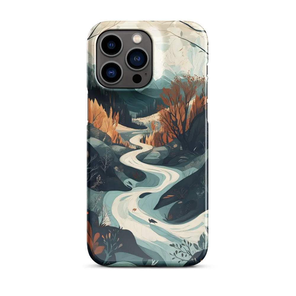 Winding Serenity: A Digital Landscape