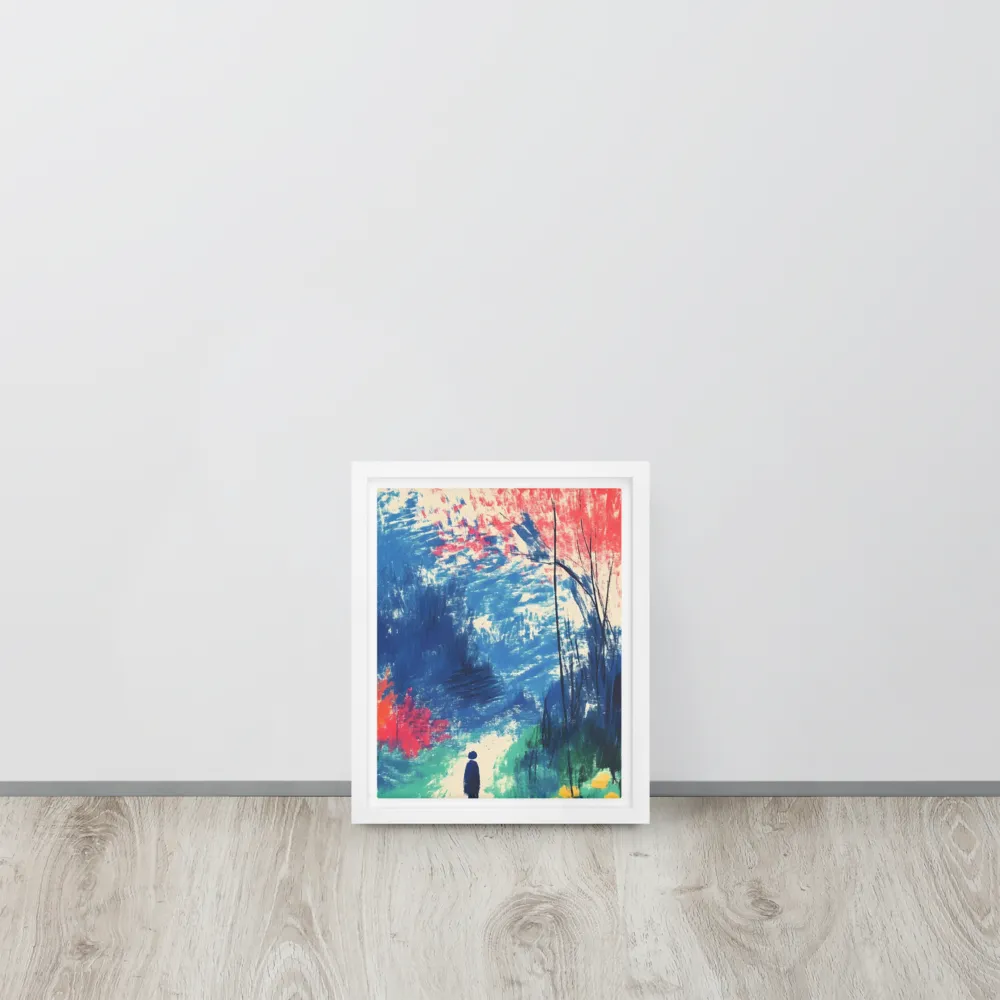 Whispers of Tranquility | Canvas with White Frame | 8″×10″