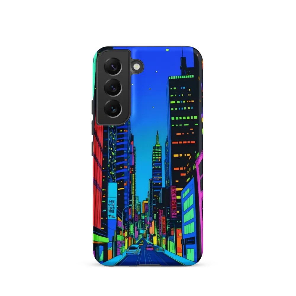 Neon Dreamscape: A Futuristic City at Dusk