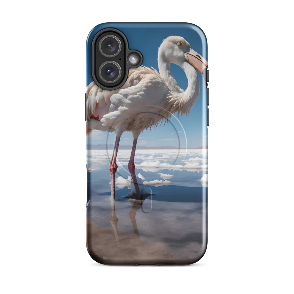 Graceful Solitude of a Flamingo
