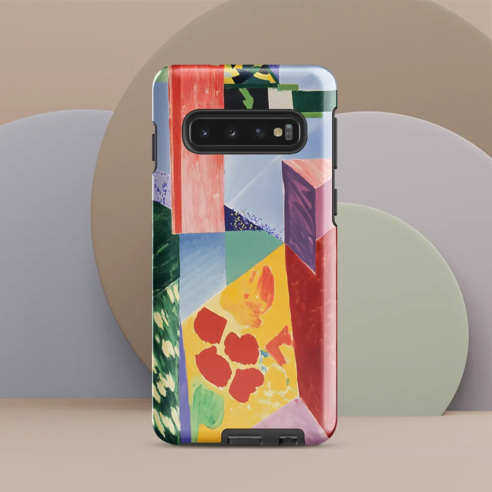 Interplay of Geometry and Color | Phone Case |  S10 | Tough Case | Glossy