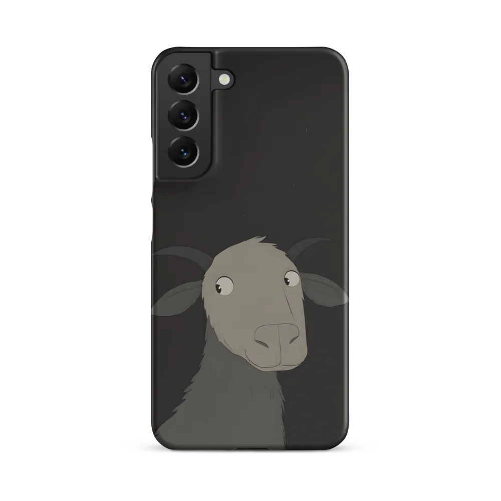 Whimsical Goat in Darkness