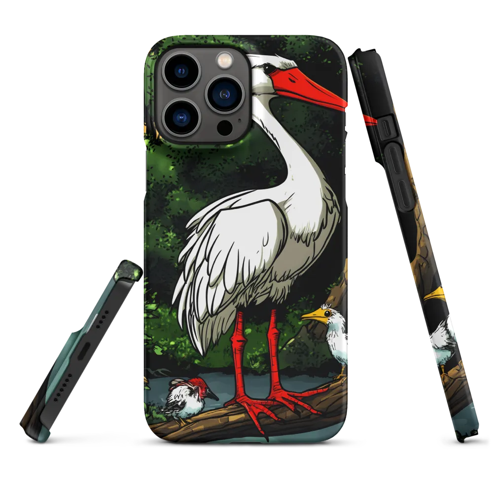 Unity in Nature: The Avian Gathering | Phone Case |  13 Pro Max | Snap Case | Matte