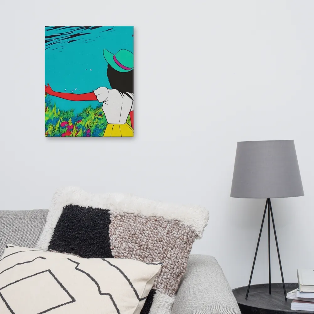 Whimsical Encounter | Canvas | 16″×20″