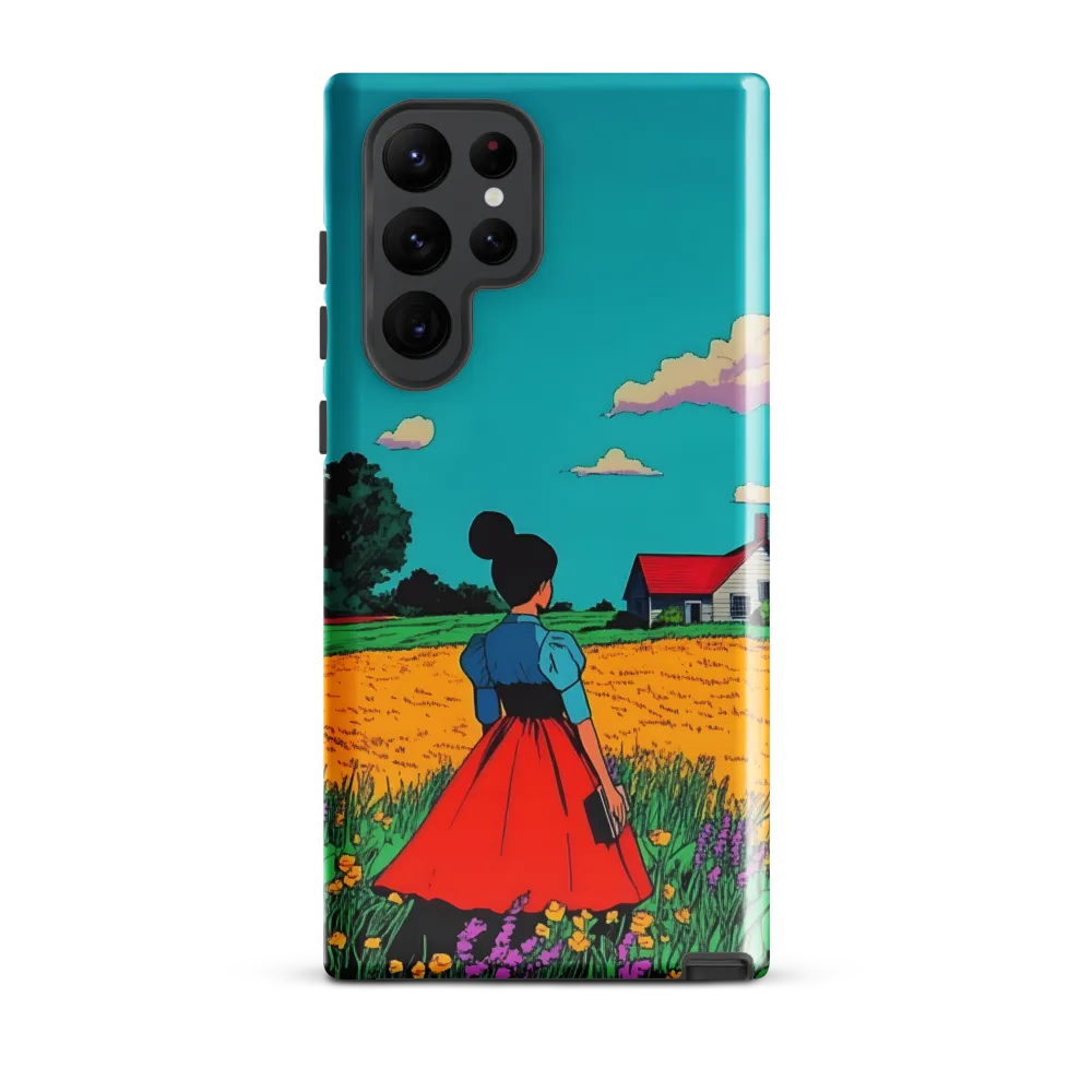 Whispers of a Sunlit Meadow | Phone Case |  S22 Ultra | Tough Case | Glossy