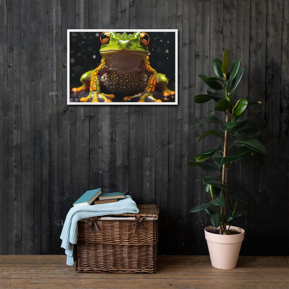 Emerald Elegance: The Frog in Focus