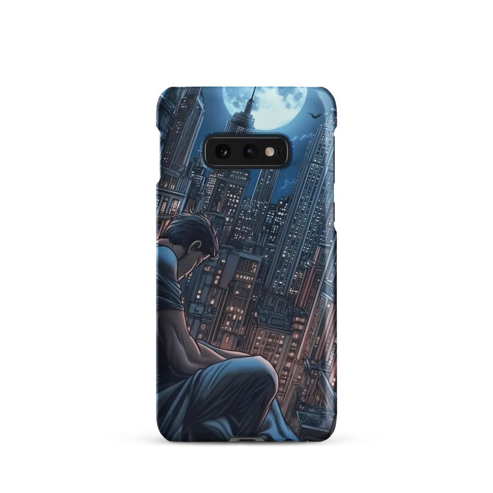 Reflections of a City Under the Moon | Phone Case |  S10e | Snap Case | Matte