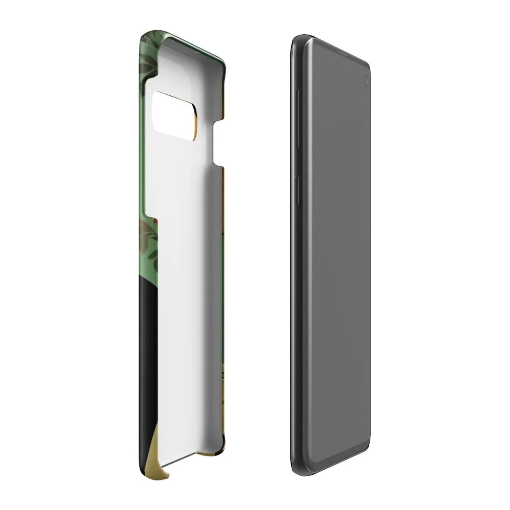 Serenity in Green | Phone Case |  S10 Plus | Snap Case | Glossy