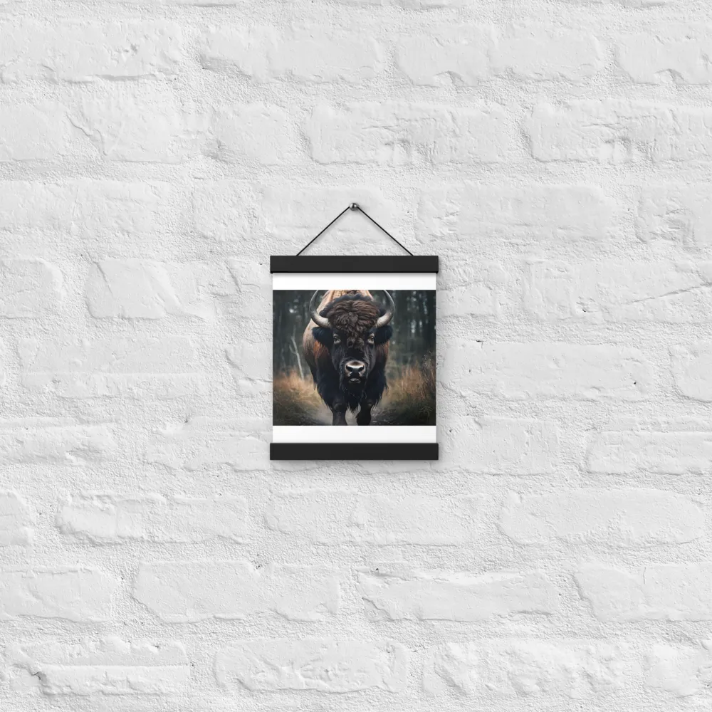 Majesty in the Wilderness | Poster With Black Wood Hanger | 8″×10″