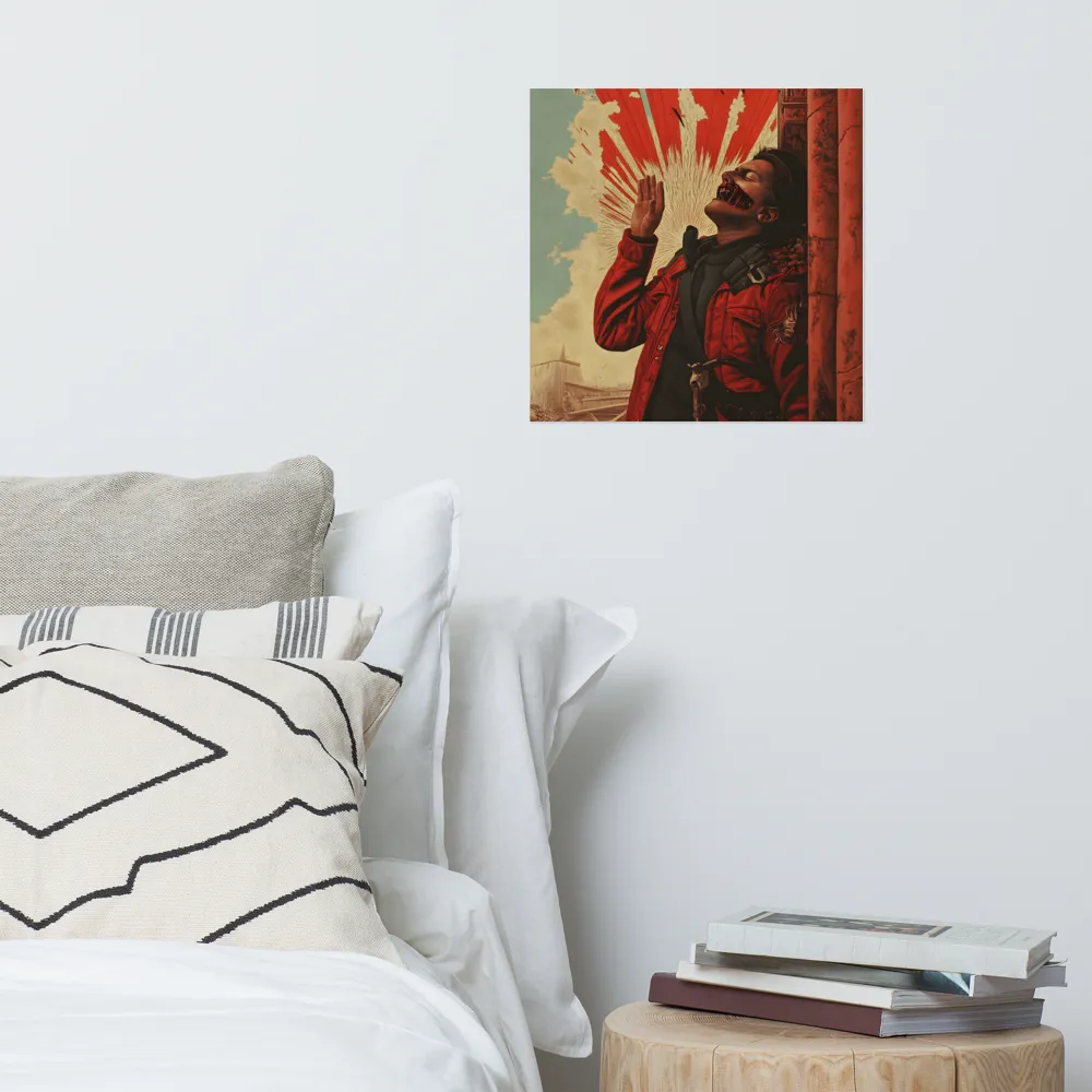 Defiant Echoes of Ruin | Poster | 16″×16″