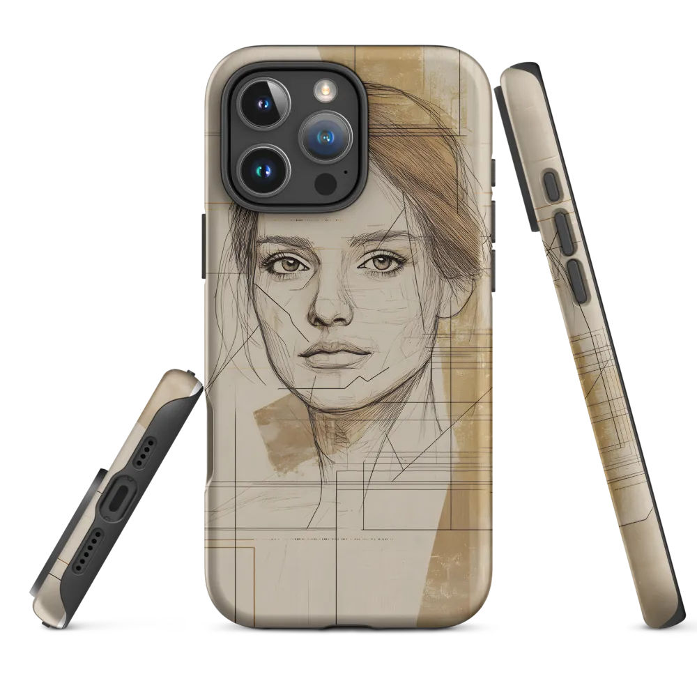 Geometric Elegance: A Modern Portrait