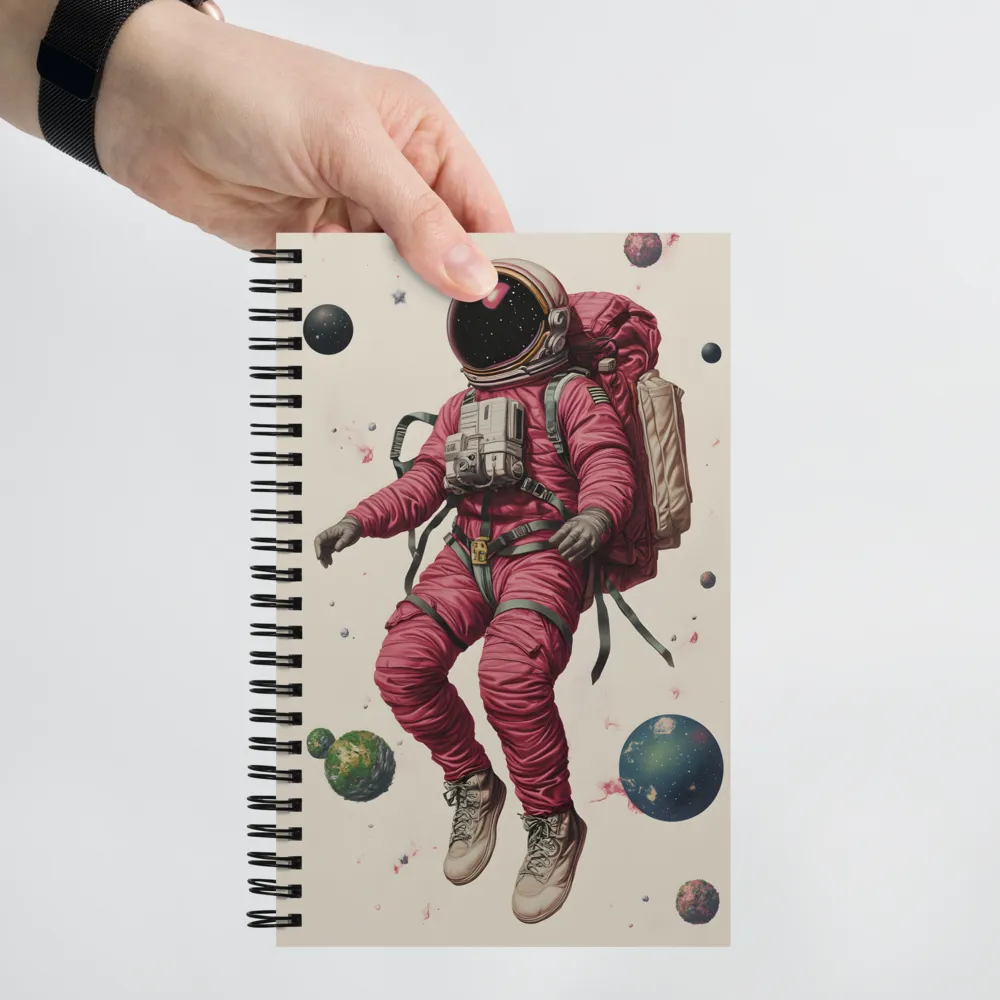 Cosmic Voyager: The Space Explorer | Spiral Notebook