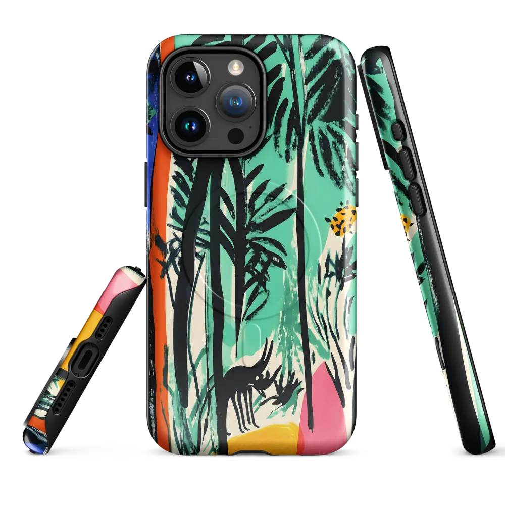 Whispers of the Jungle | Phone Case |  15 Pro Max | MagSafe® Tough Case | Glossy