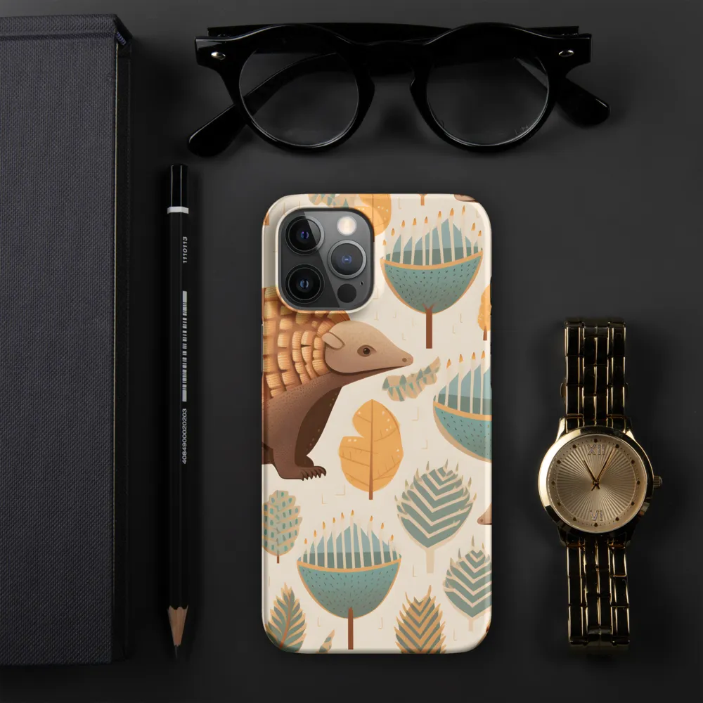 Pangolins in a Whimsical Habitat