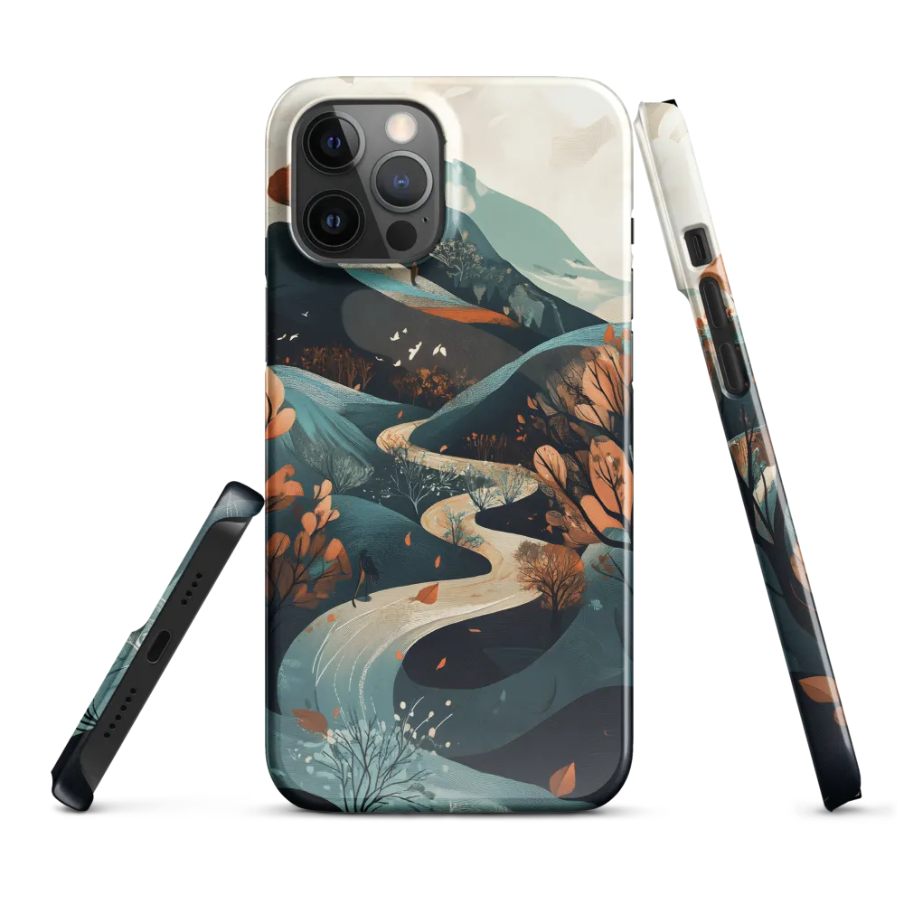 Whispers of Autumn: A Serene Journey | Phone Case |  12 Pro Max | Snap Case | Glossy