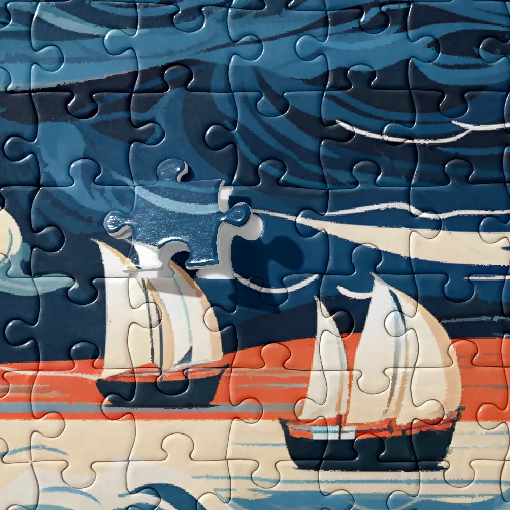 Ocean Whispers: A Voyage at Dusk
