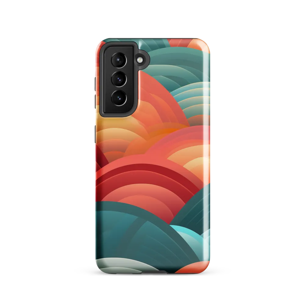 Rhythms of the Waves | Phone Case |  S21 | Tough Case | Glossy