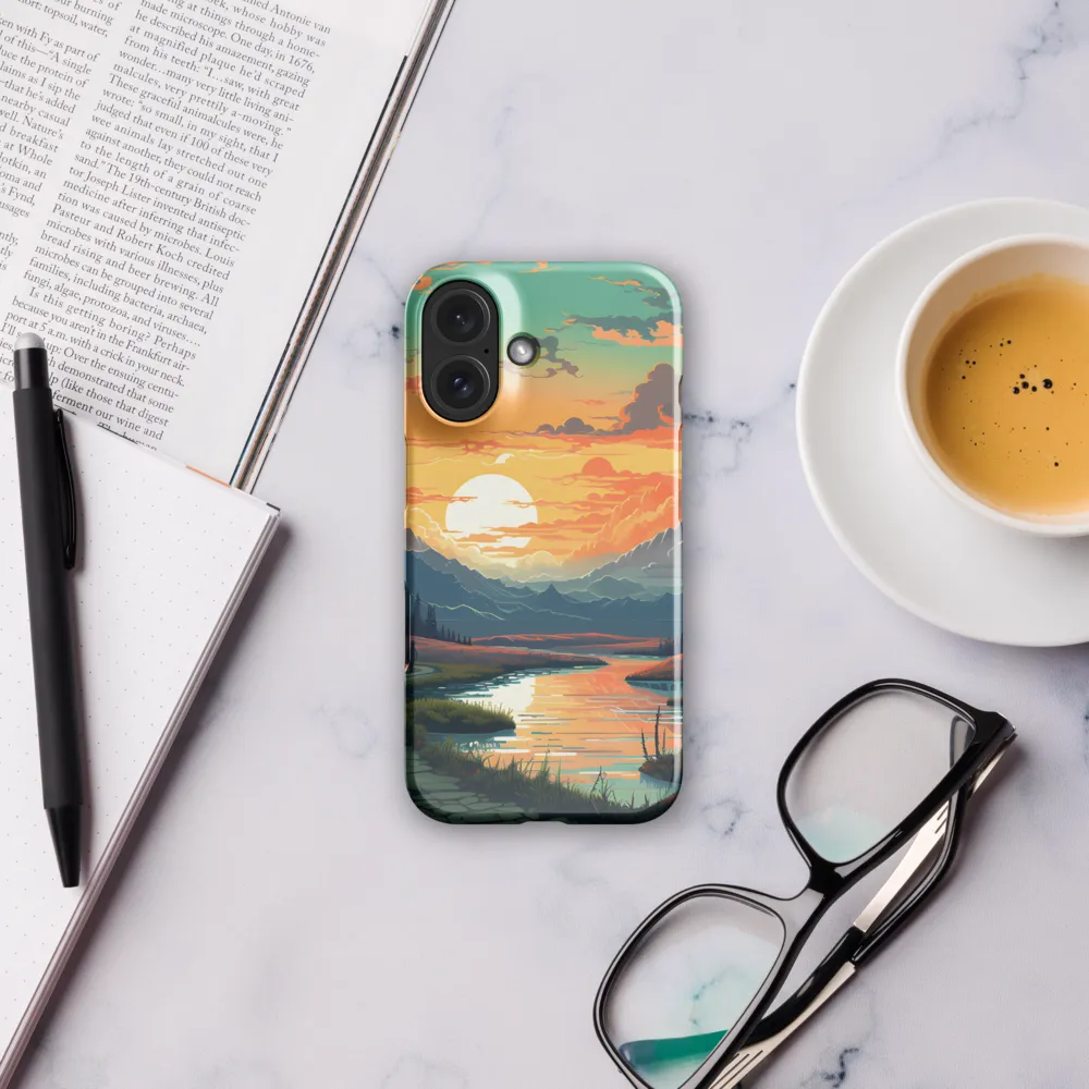 Serenity at Dusk | Phone Case |  16 | Snap Case | Glossy