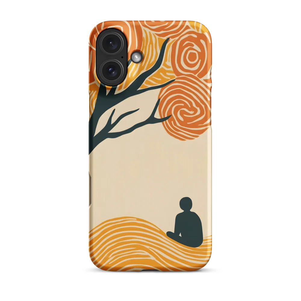 Silent Reflections under Swirling Leaves