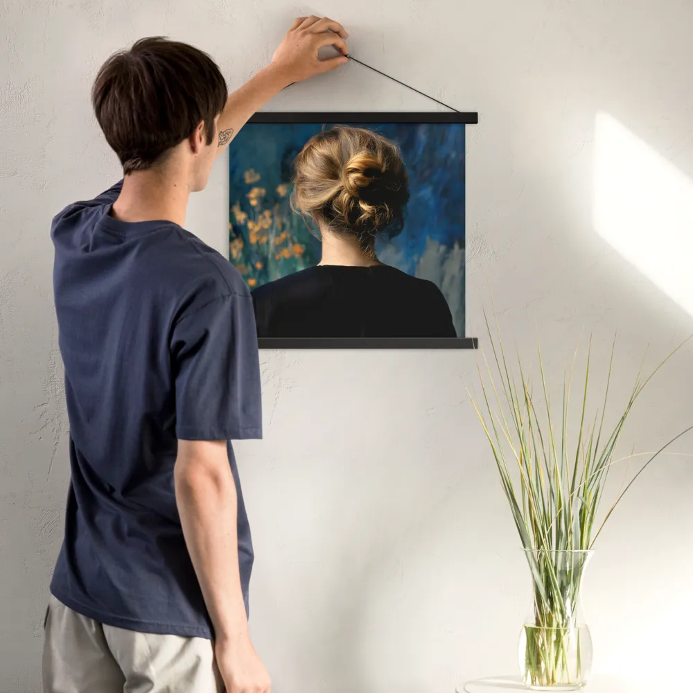 Whispers of Tranquility | Poster With Black Wood Hanger | 18″×18″