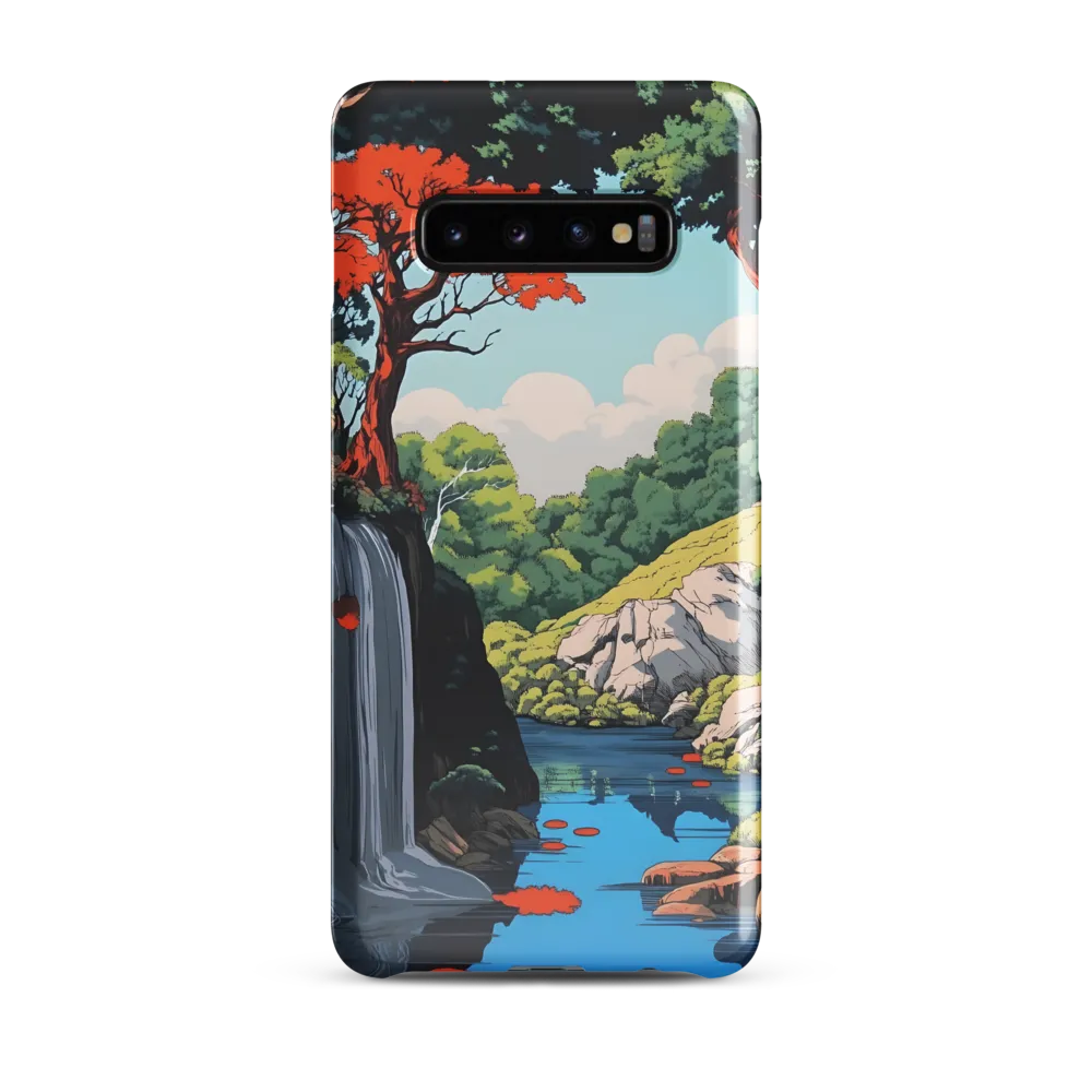 Elysian Cascade | Phone Case |  S10 Plus | Snap Case | Glossy