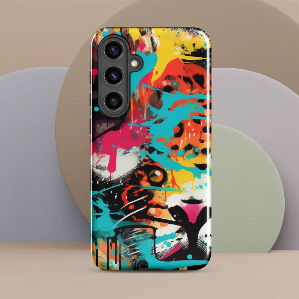 Fierce Fusion: Tiger and Lion in Graffiti