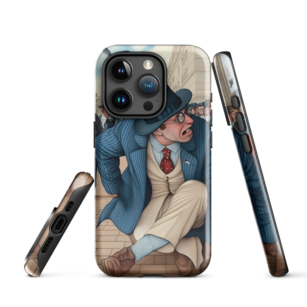 Caught in Tension | Phone Case |  15 Pro | Tough Case | Glossy