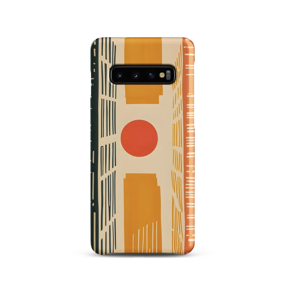 Urban Harmony: A Geometric Sunrise