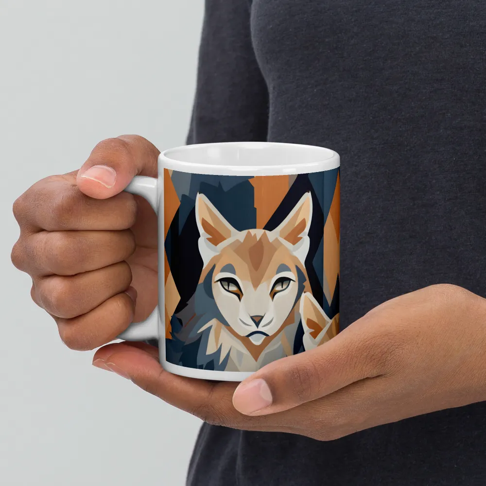 Elegance in Geometry: The Foxes | Mugs | Multiple Sizes & Colors