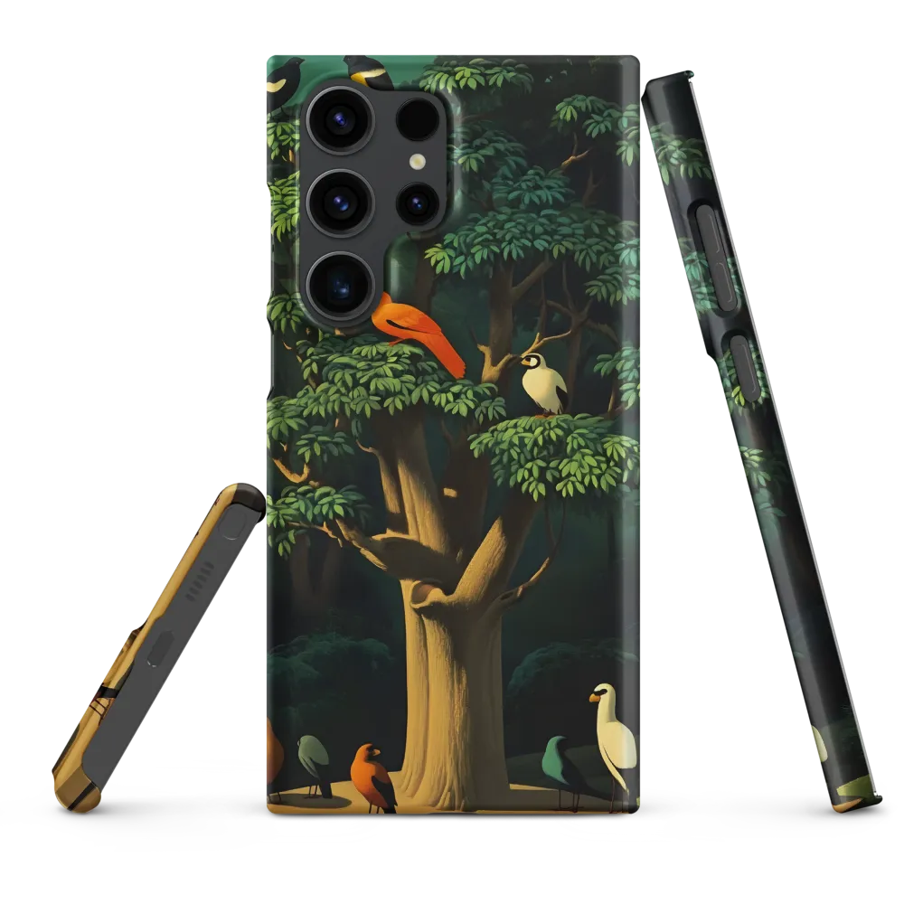 Harmony in Color: A Surreal Bird Symphony