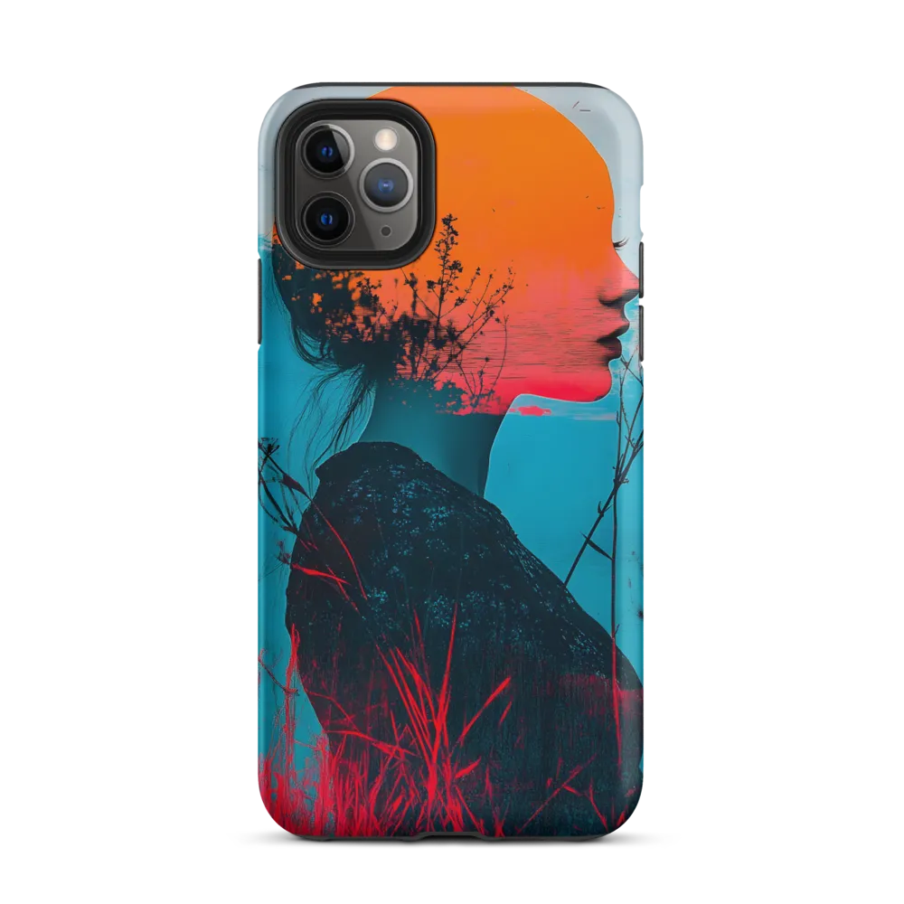 Ethereal Silhouette: A Dance of Nature and Self