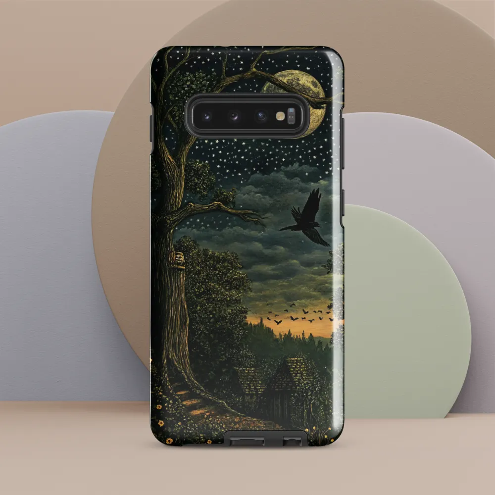 Mystical Nightscape Under the Full Moon | Phone Case |  S10 Plus | Tough Case | Glossy