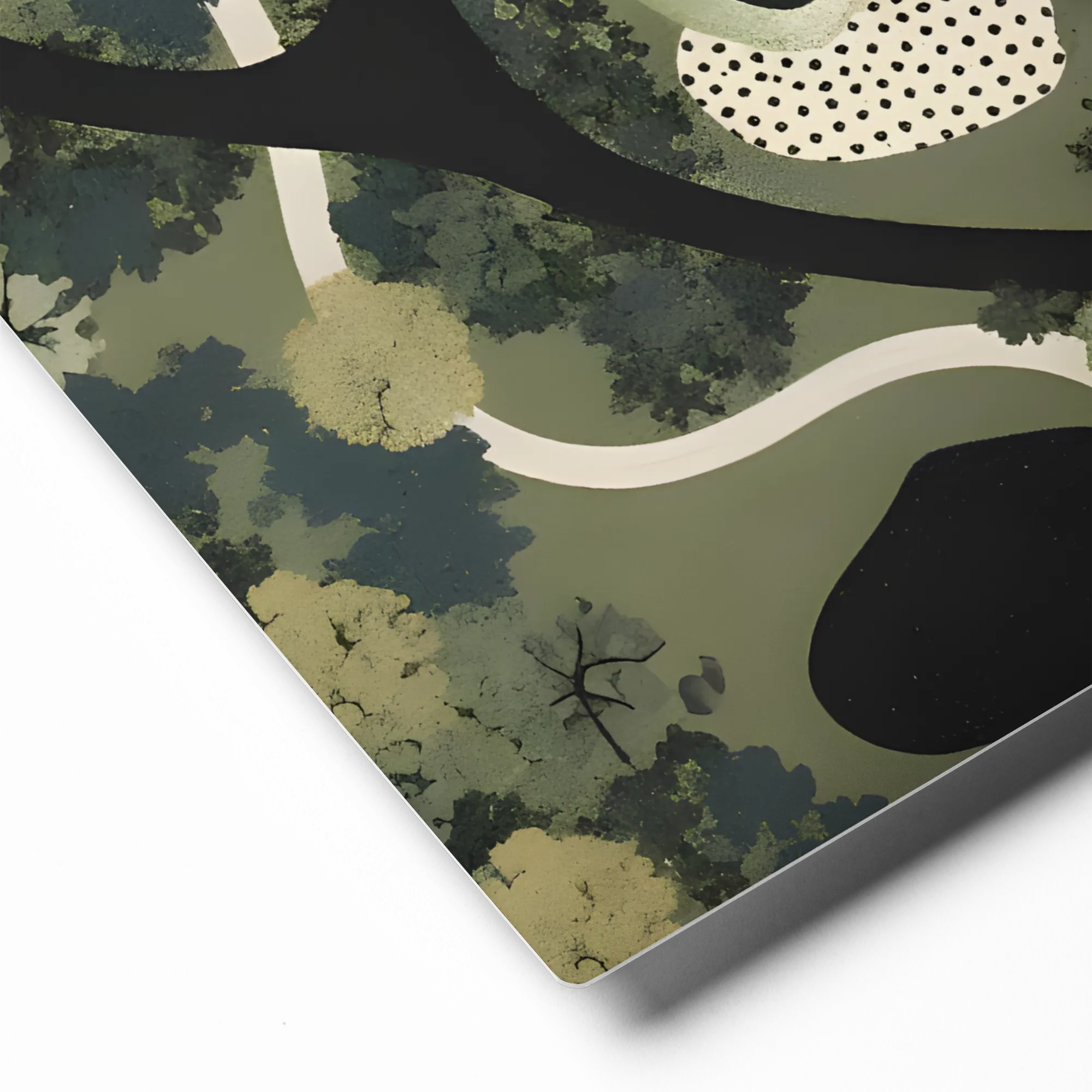 Patchwork Turtle 
 Metal Print | 11″x 14″