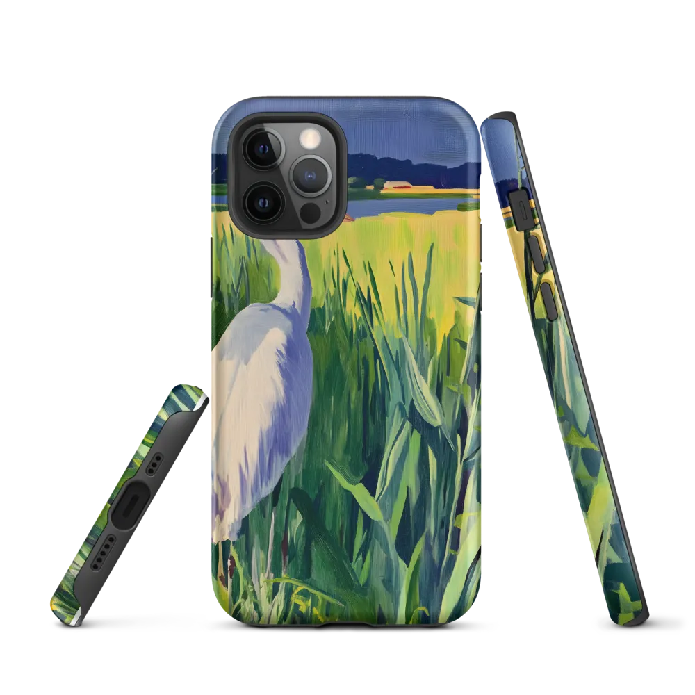 Graceful Presence: The Heron in the Meadow