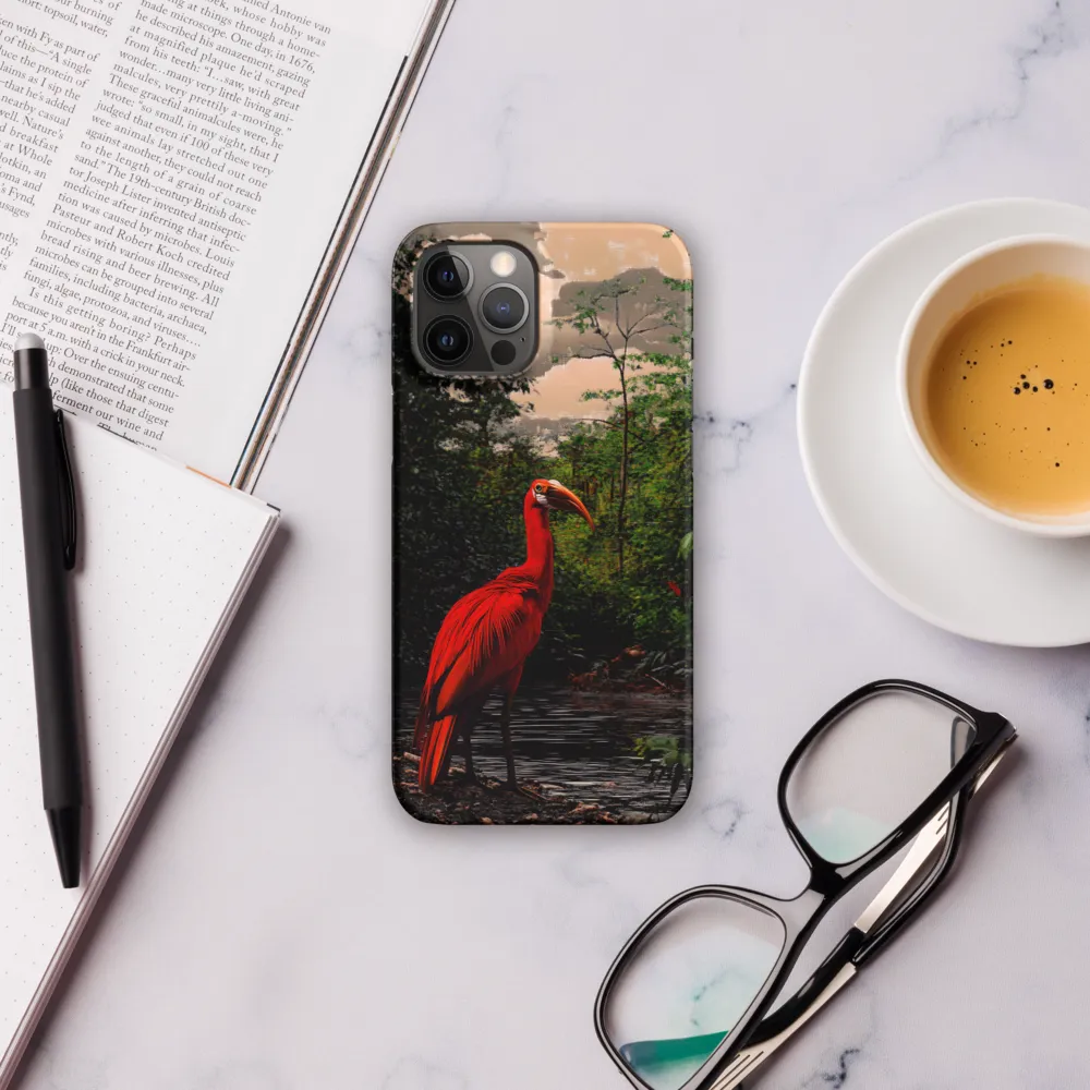 Enigmatic Elegance: The Scarlet Observer