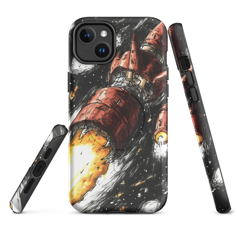 Ignition in the Abyss | Phone Case |  14 Plus | MagSafe® Tough Case | Matte