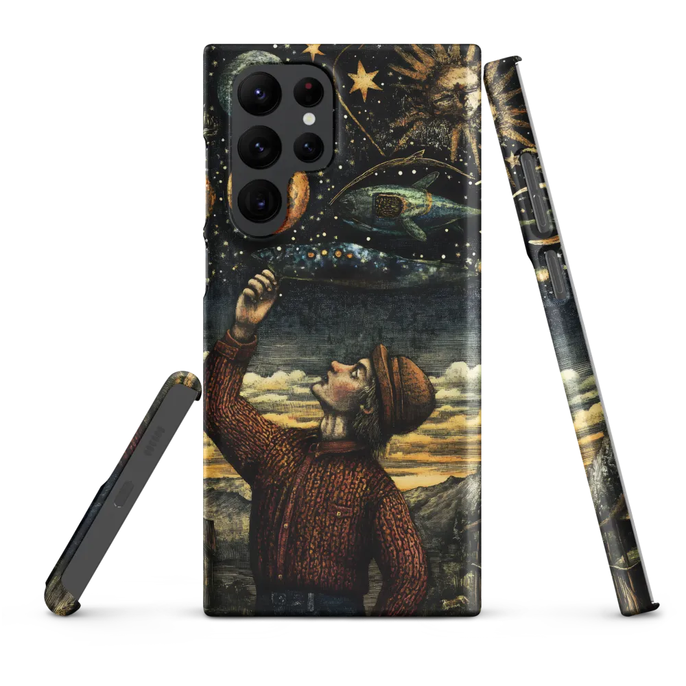 Cosmic Curiosity: A Journey Beyond Earth | Phone Case |  S22 Ultra | Snap Case | Matte