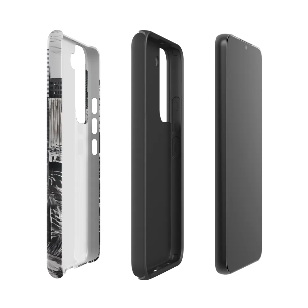 Urban Rhythm in Black and White | Phone Case |  S22 | Tough Case | Matte