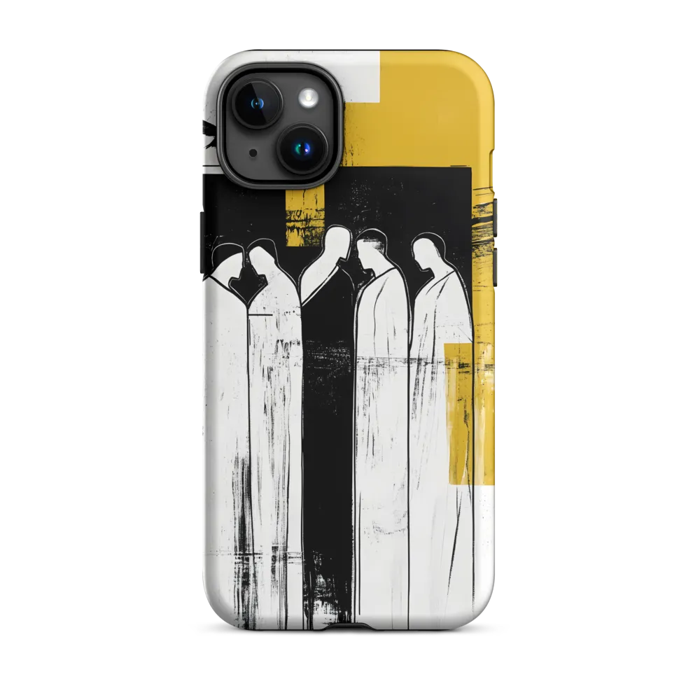 Contemplative Assemblage | Phone Case |  15 Plus | Tough Case | Matte