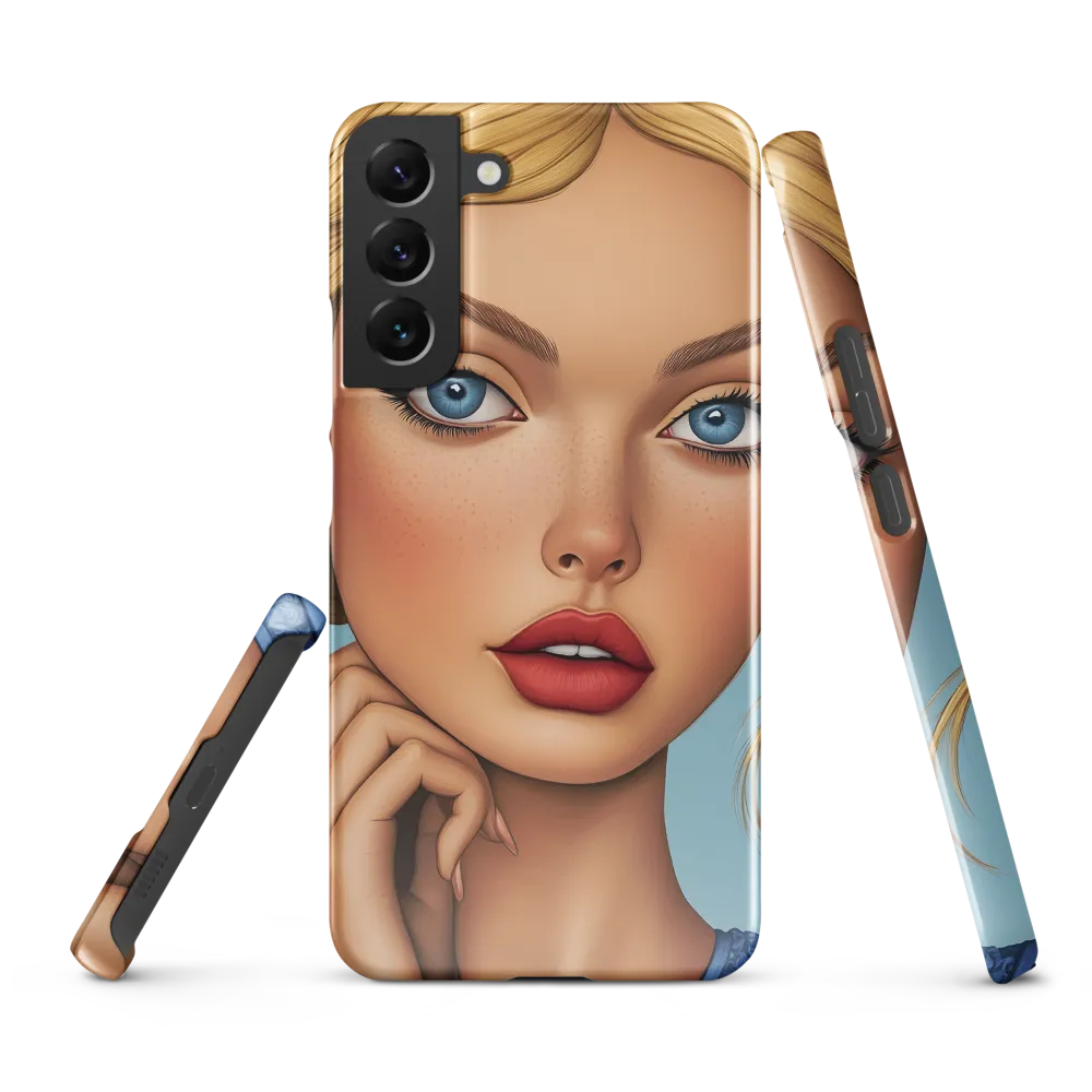Serenity in Blue | Phone Case |  S22 Plus | Snap Case | Glossy
