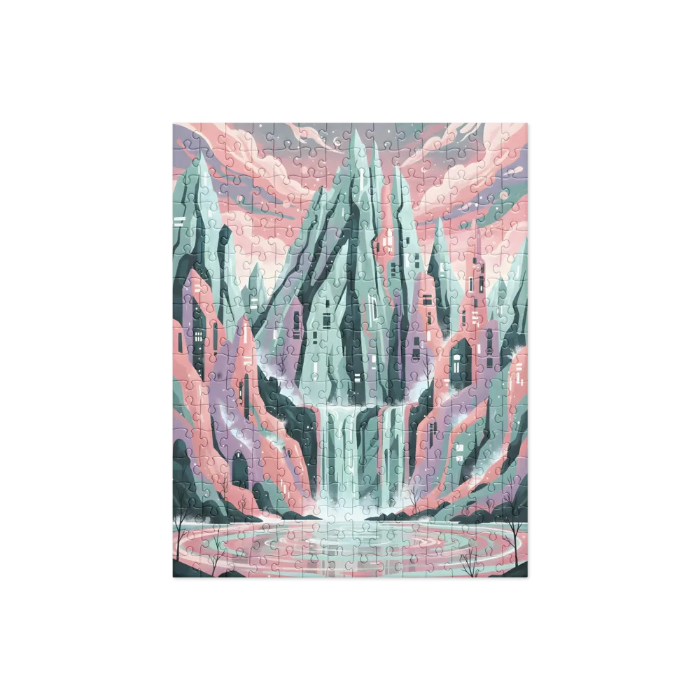 Pastel Falls 
 Jigsaw Puzzle