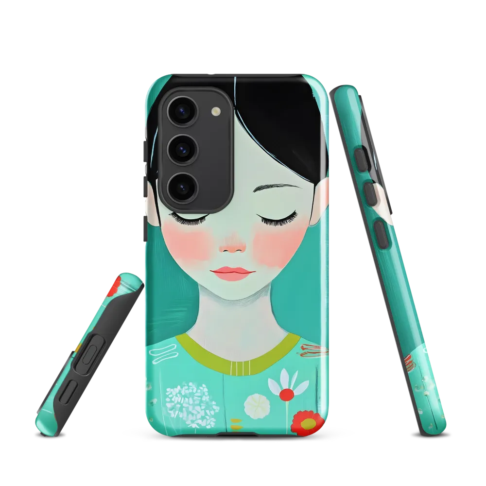 Tranquil Blossom | Phone Case |  S23 | Tough Case | Glossy