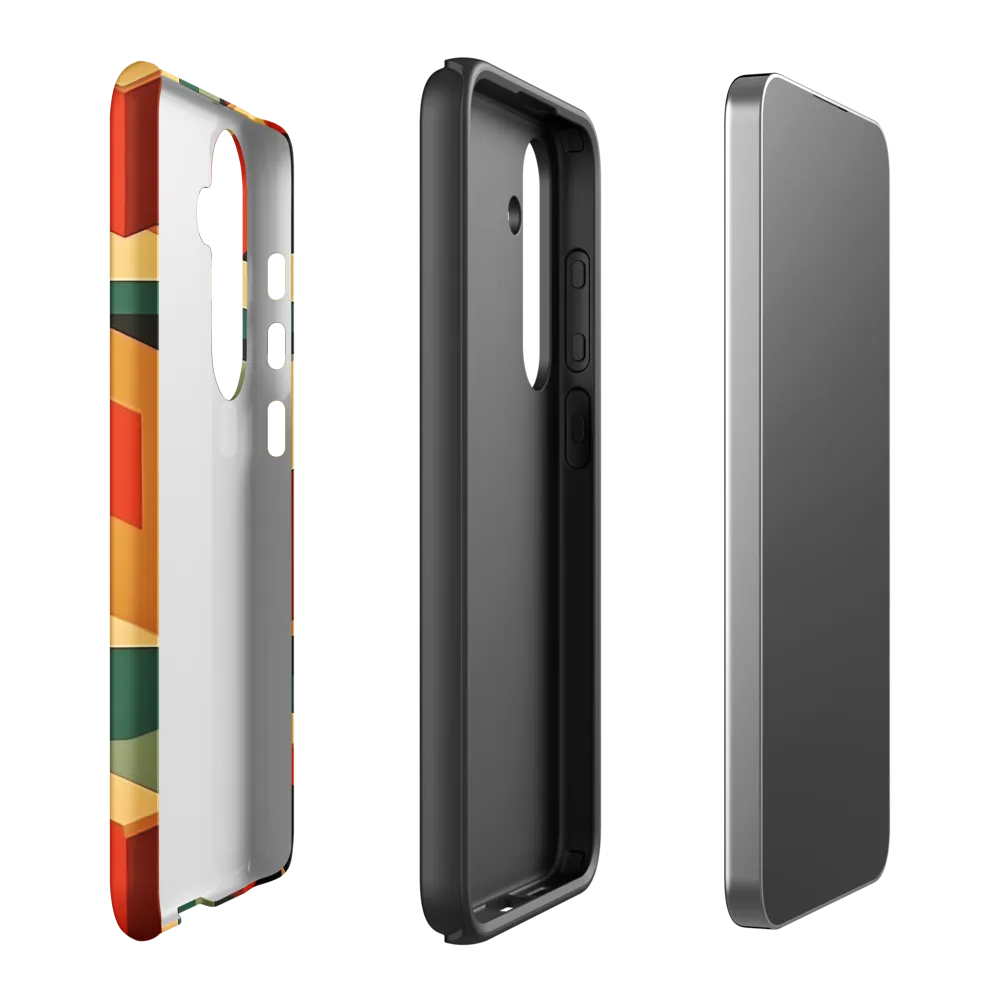 Dynamic Geometry: An Exploration of Form | Phone Case |  S24 Plus | Tough Case | Matte