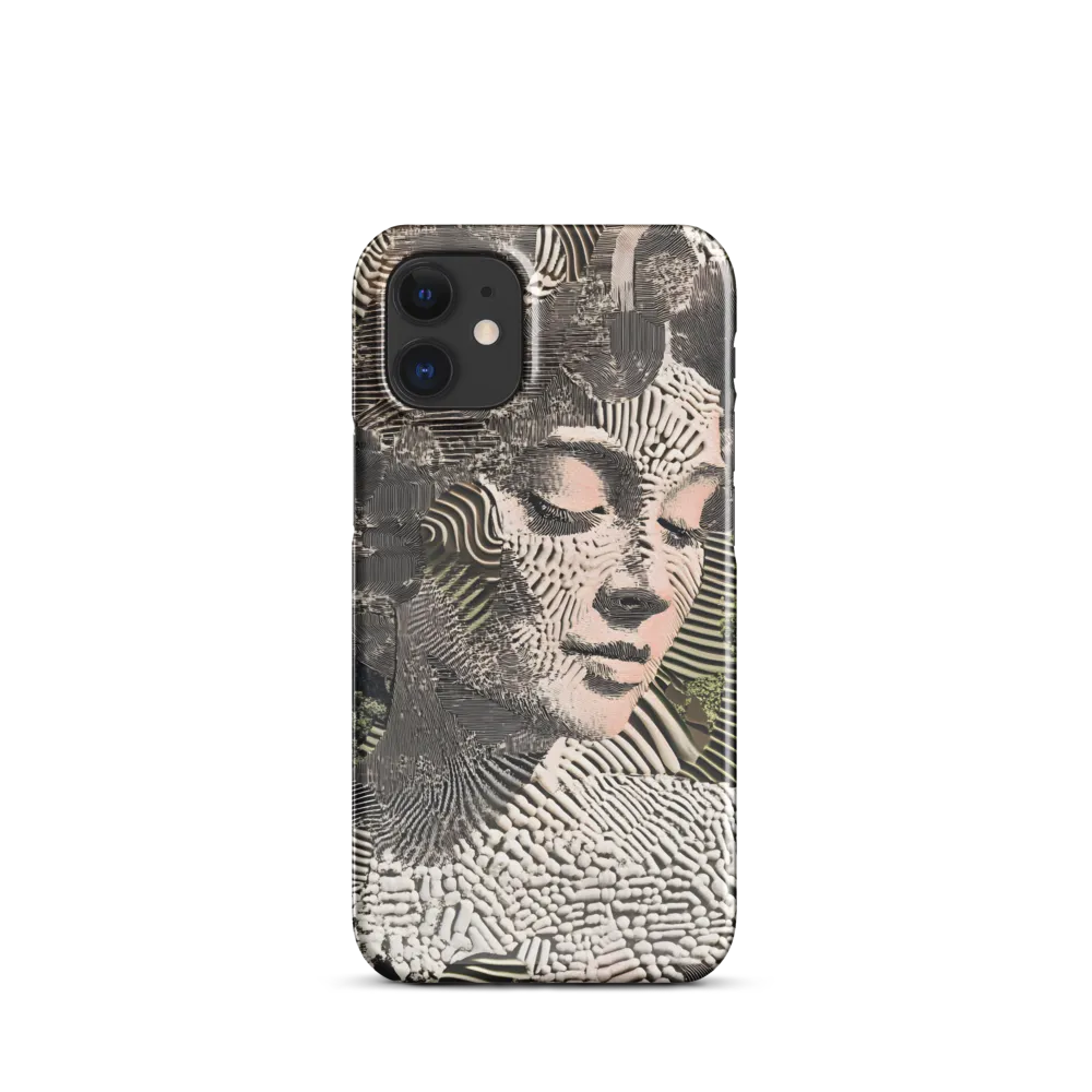 Ethereal Blend of Nature and Humanity | Phone Case |  12 Mini | Snap Case | Glossy
