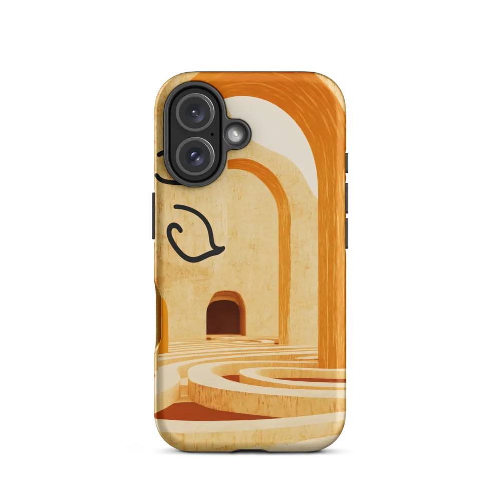 Whimsical Arches in a Beige Dreamscape | Phone Case