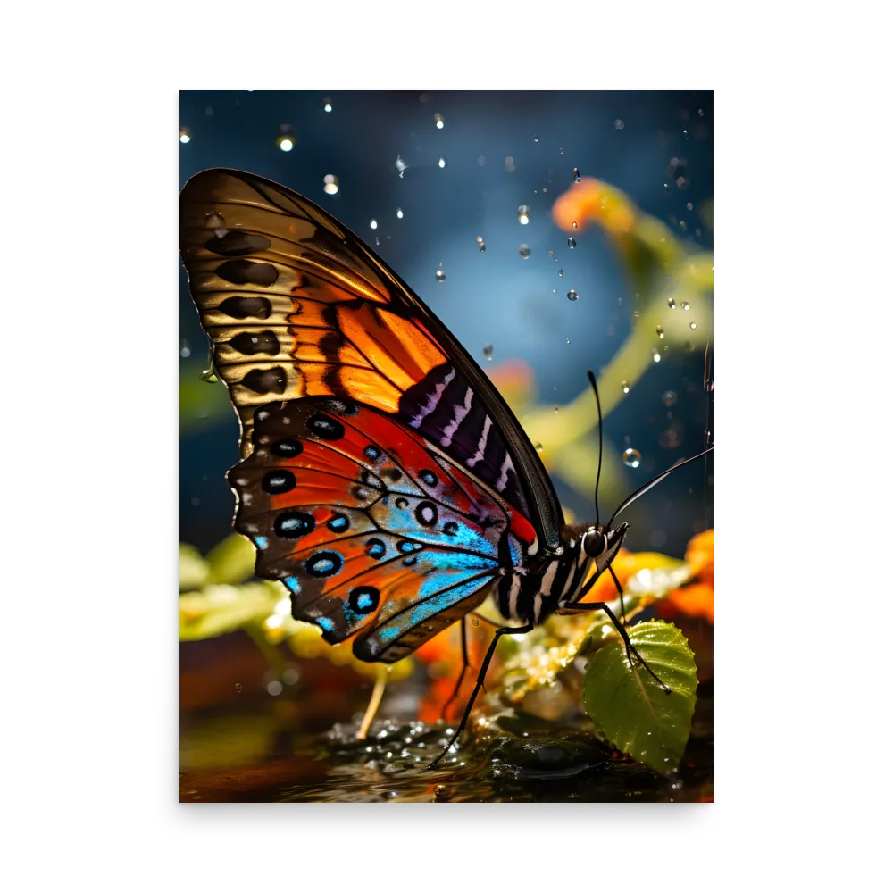 Dance of Colors: The Butterfly's Elegance | Poster | 18″×24″