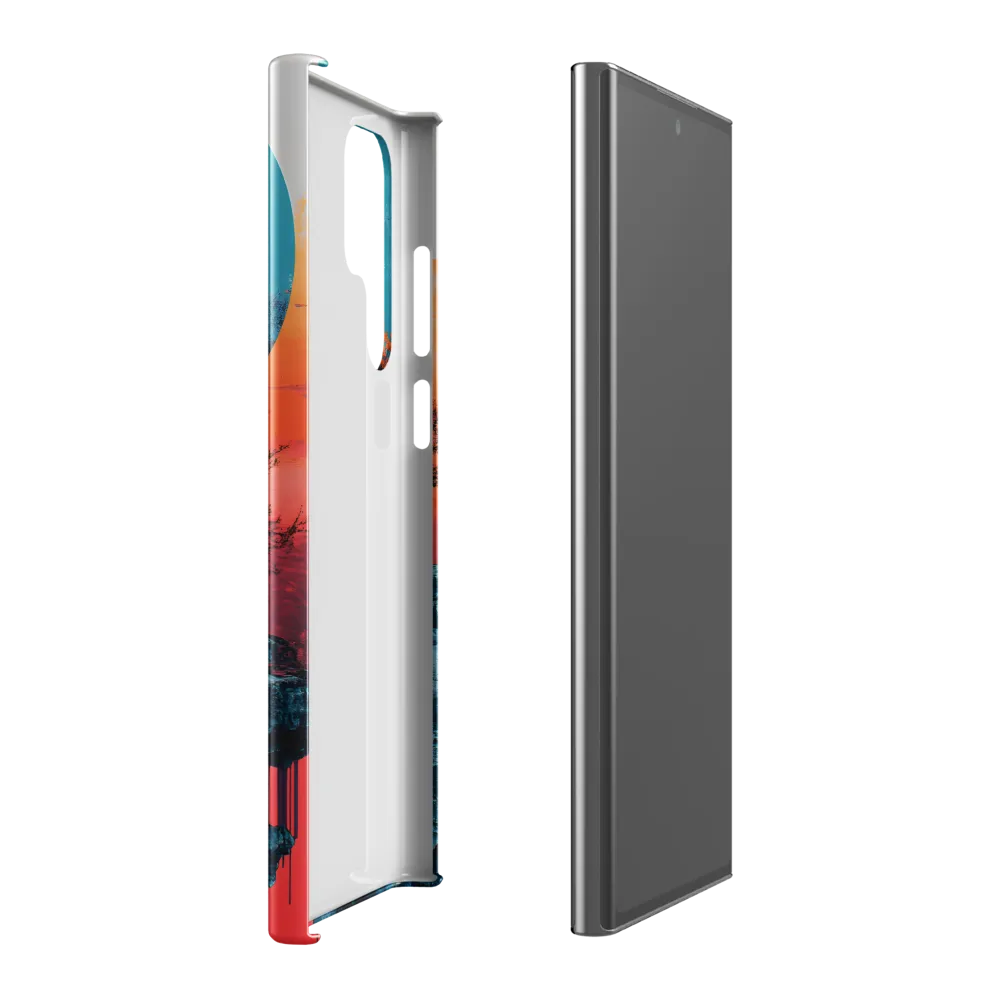 Ethereal Landscapes: A Dance of Color and Form | Phone Case |  S22 Ultra | Snap Case | Glossy